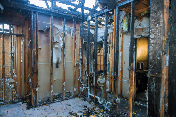 Professional Soot Cleanup technician working in Hillsboro, KS